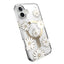 Speck Presidio Lux ClickLock & MagSafe - iPhone 16 Plus dėklas (Sunshine Daisies / Skaidrus / Auksinis)