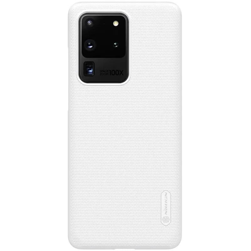 Nillkin Super Frosted Shield - dėklas Samsung Galaxy S20 Ultra (baltas)