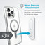 Speck Everywhere Mount + ClickLock - MagSafe magnetinis laikiklis (baltas)