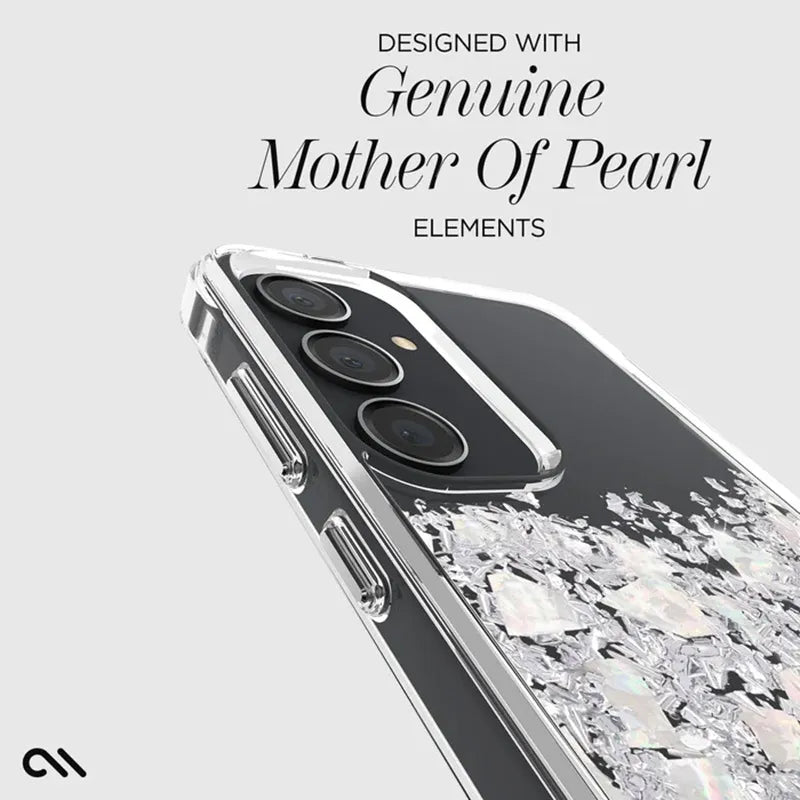 Case-Mate Karat – Samsung Galaxy S24+ dėklas, dekoruotas perlamutru (A Touch of Pearl)