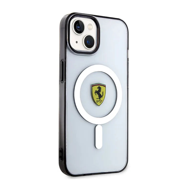 Ferrari Outline Magsafe - Dėklas, skirtas iPhone 14 Plus (skaidrus)