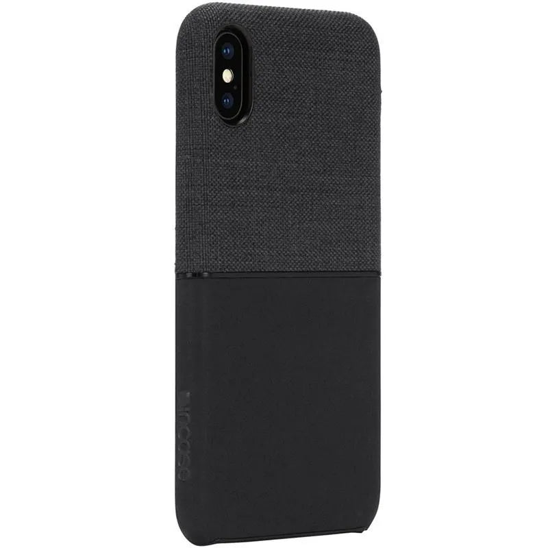 Incase Textured Snap – dėklas iPhone Xs Max (juodas)