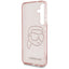 Karl Lagerfeld Rhinestones Karl Head Logo – dėklas Samsung Galaxy S25 (rožinis)
