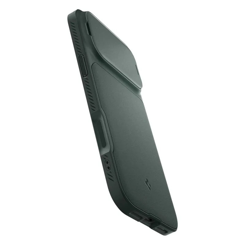 Spigen Optik Armor Mag MagSafe – dėklas iPhone 17 Pro (Abyss Green)