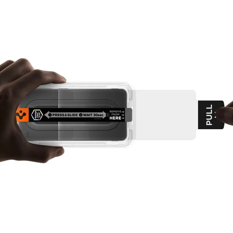 Spigen GLAS.TR EZ Fit Pro AC Anti Reflection 2-Pack – Neatspindintis grūdintas stiklas, skirtas Samsung Galaxy S26 (2 vnt.)