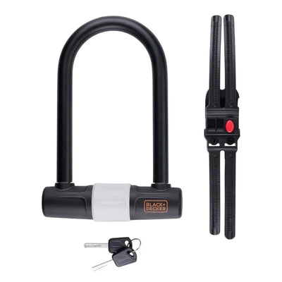 Black&Decker – Dviračio spyna / U-Lock 14x25 cm