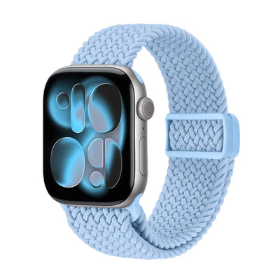 Crong Wave Band – pintas dirželis Apple Watch 38/40/41/42 mm (šviesiai mėlynas)