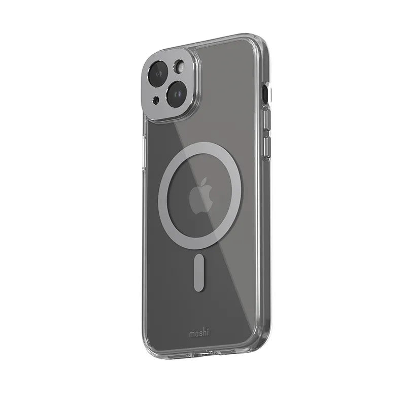 Moshi iGlaze MagSafe – Dėklas, skirtas iPhone 15 Plus (Meteorite Gray)