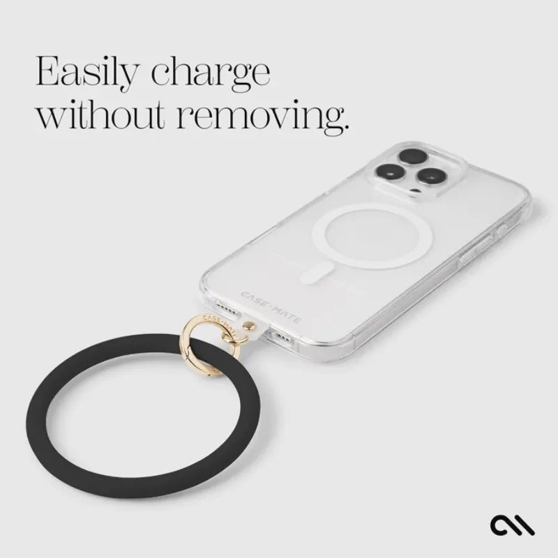 Case-Mate Phone Bangle – riešo dirželis išmaniesiems telefonams (juodas)