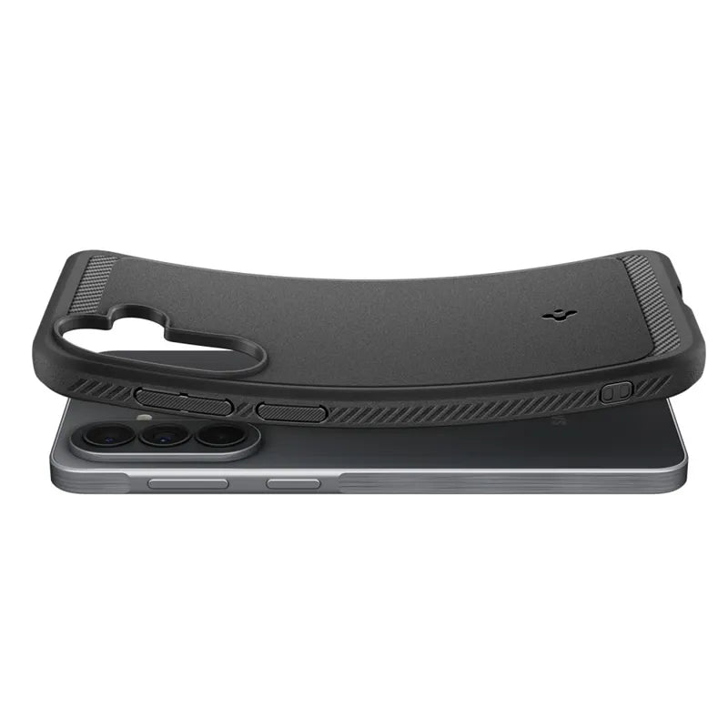 Spigen Rugged Armor – dėklas Samsung Galaxy A57 5G (matinis juodas)