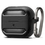 Spigen Rugged Armor – Dėklas Samsung Galaxy Buds 3 / 3 FE / 3 Pro (Matinė juoda)