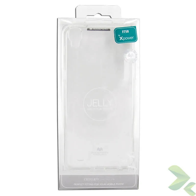 Mercury Transparent Jelly – Dėklas, skirtas LG X Power (skaidrus)
