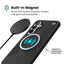 Speck Presidio2 Grip Magnet - Samsung Galaxy S26+ MagSafe dėklas (juodas/pilkas/baltas)