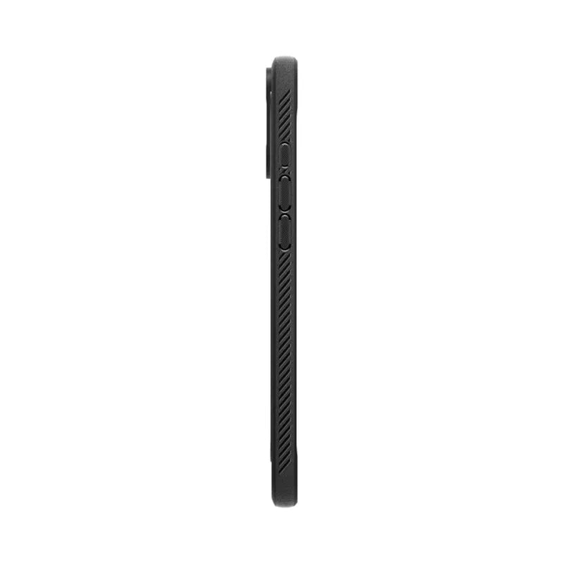 Spigen Rugged Armor Mag MagSafe – dėklas iPhone 16 (matinė juoda)