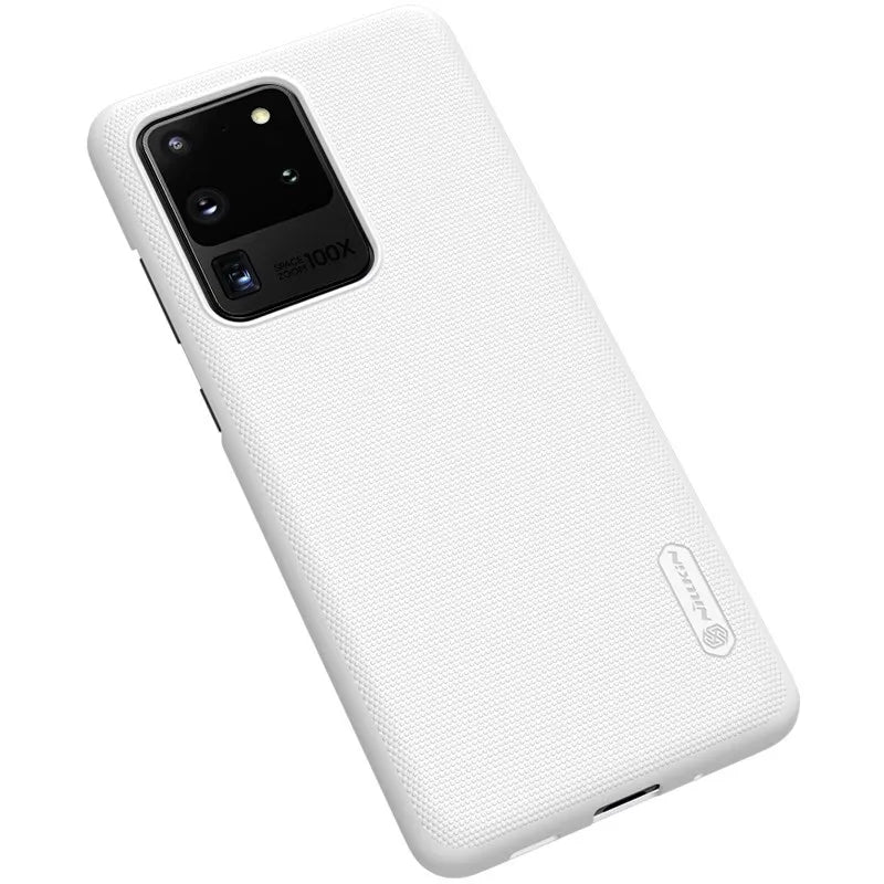 Nillkin Super Frosted Shield - dėklas Samsung Galaxy S20 Ultra (baltas)