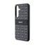 DKNY Leather Mono Stripe & Metal Logo – Samsung Galaxy S24 dėklas (juodas)
