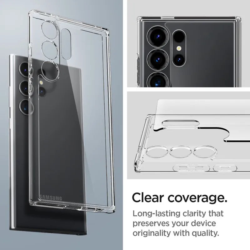 Spigen Ultra Hybrid – dėklas Samsung Galaxy S24 Ultra (skaidrus)