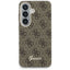 Guess 4G Script MagSafe – dėklas Samsung Galaxy S26 telefonui (rudos spalvos)