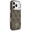 „Guess 4G Triangle Logo MagSafe“ dėklas „iPhone 17 Pro“ (rudas)