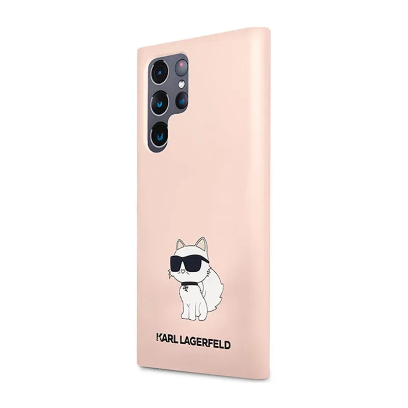 Karl Lagerfeld Silicone NFT Choupette – Dėklas Samsung Galaxy S23 Ultra (rožinis)