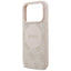 Guess 4G Circle Classic Logo MagSafe dėklas iPhone 17 Pro (rožinis)