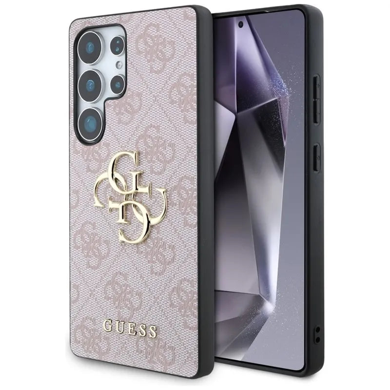 Guess Big 4G Logo Classic Logo – Dėklas Samsung Galaxy S25 Ultra (rožinis)