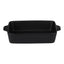 Alpina – Keraminis stačiakampis kepimo indas 28x18x6 cm (juodas)