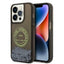 Karl Lagerfeld Liquid Glitter Round RSG Logo dėklas – dėklas skirtas iPhone 14 Pro (juodas)