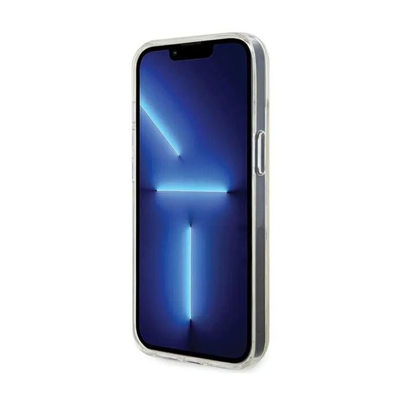 Guess IML Faceted Mirror Disco Iridescent – dėklas iPhone 13 Pro (vaivorykštinis)