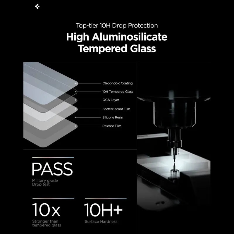 Spigen GLAS.TR EZ Fit Pro AC HD 2 vnt. pakuotė - Grūdintas stiklas Samsung Galaxy S26 Ultra (2 vnt.)