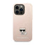 Karl Lagerfeld Choupette Body – dėklas skirtas iPhone 14 Pro (šviesiai rožinis)