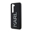 Karl Lagerfeld 3D Rubber Glitter Logo – Samsung Galaxy S23 dėklas (juodas)