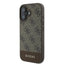 Guess 4G Bottom Stripe – dėklas iPhone 16 Plus (rudas)