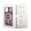 Guess Golden Marble MagSafe - Dėklas iPhone 14 (Violetinis)