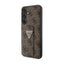 Guess Grip Stand 4G Triangle Strass Logo - Dėklas Samsung Galaxy S24 (Ruda)