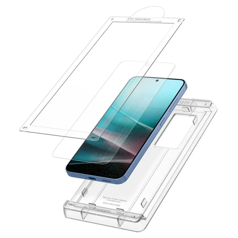 Spigen Elite Shield EZ Fit HD – hidrogelio ekrano apsauga, skirta Samsung Galaxy S25 (skaidri)