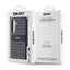 DKNY Leather Mono Stripe & Metal Logo – Samsung Galaxy S24 dėklas (juodas)