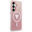Guess IML Gradient Triangle MagSafe – Samsung Galaxy S26 dėklas (rožinis)