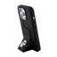 Karl Lagerfeld Gripstand Saffiano Karl & Choupette Pins – dėklas, skirtas iPhone 14 Pro (juodas)