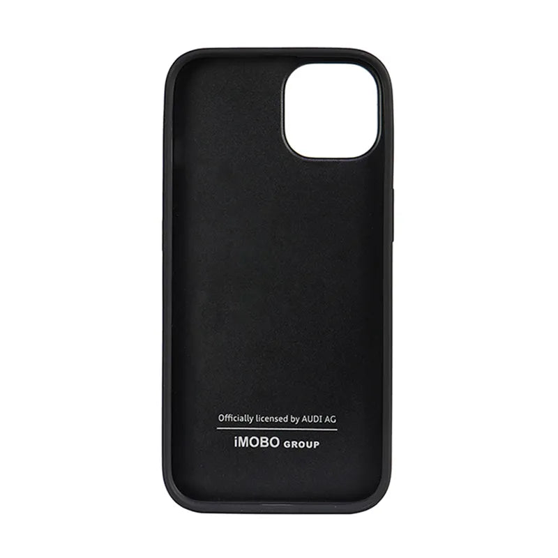 Audi Genuine Leather – dėklas iPhone 14 (juodas)