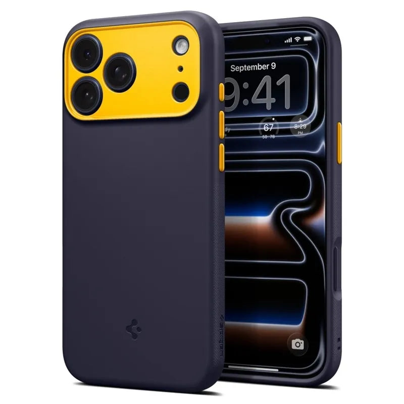 Spigen Nano Pop Mag MagSafe – dėklas, skirtas iPhone 18 Pro Max / 17 Pro Max (Blueberry Navy)