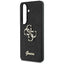 Guess Fixed Glitter Big 4G Metal Logo – dėklas Samsung Galaxy S26 (juodas)