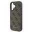 Guess 4G Classic – dėklas iPhone 16 (rudas)