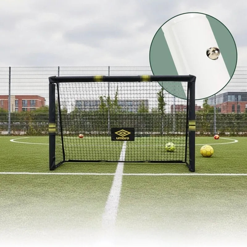 Umbro – metaliniai futbolo vartai su tinklu 180x120x60 cm