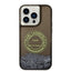 Karl Lagerfeld Liquid Glitter Round RSG Logo dėklas – dėklas skirtas iPhone 14 Pro (juodas)