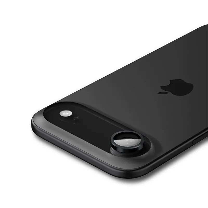 Spigen Optik Pro GLAS.TR EZ Fit kameros apsauga 2 vnt. pakuotė - objektyvo apsauga skirta iPhone Air (2 vnt.) (juoda)