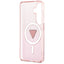 Guess IML Gradient Triangle MagSafe – Samsung Galaxy S26 dėklas (rožinis)