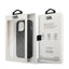 Karl Lagerfeld Perforated Allover – dėklas iPhone 13 Pro Max telefonui (juodas)