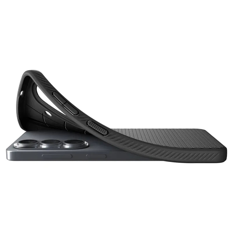 Spigen Liquid Air – dėklas Samsung Galaxy S26 telefonui (matinė juoda)