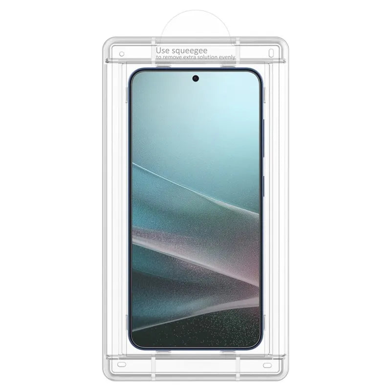 Spigen Elite Shield EZ Fit HD – hidrogelio ekrano apsauga, skirta Samsung Galaxy S25 (skaidri)